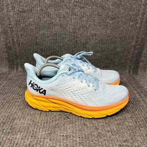 Hoka One One Clifton 8 Summer Song Ice Flow Blue Running Shoes Women’s 11 B